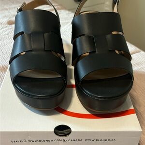 Blondo Narina Black Sandals